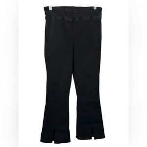 Frame Denim Black Jet Set Flare Jeans